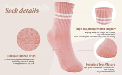 4 Pairs Yoga Socks